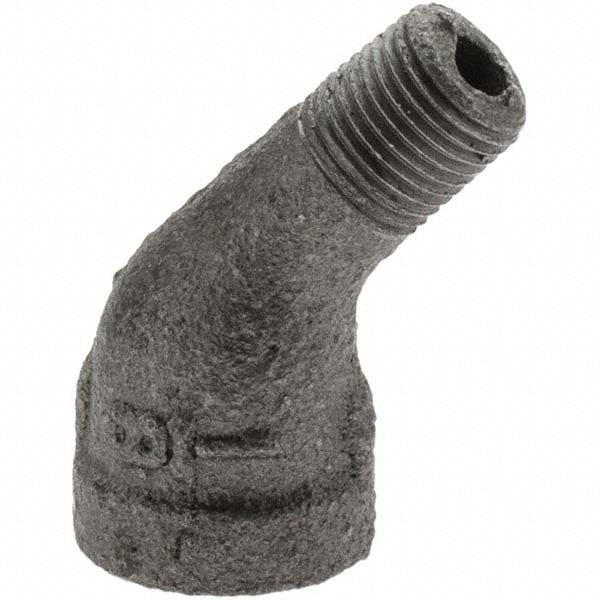 Black 45 &deg; Street Elbow: 1/8