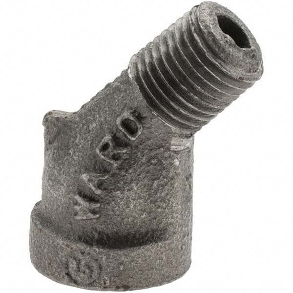 Black 45 &deg; Street Elbow: 1/4