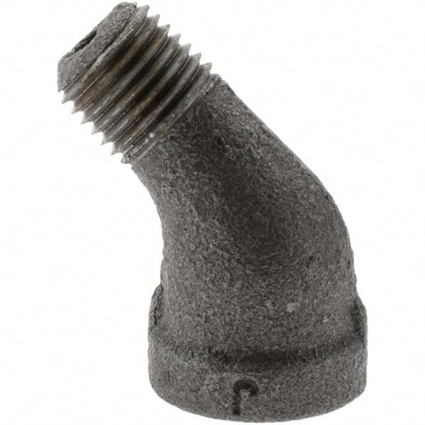 Black 45 &deg; Street Elbow: 1/4