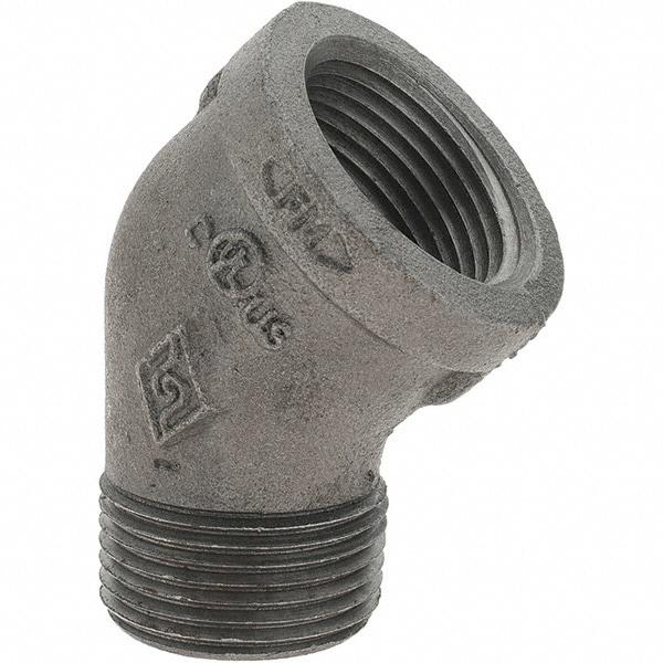 Black 45 &deg; Street Elbow: 1