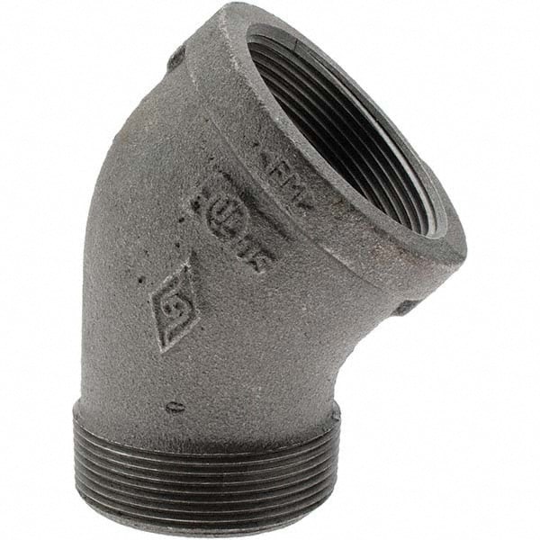 Black 45 &deg; Street Elbow: 2