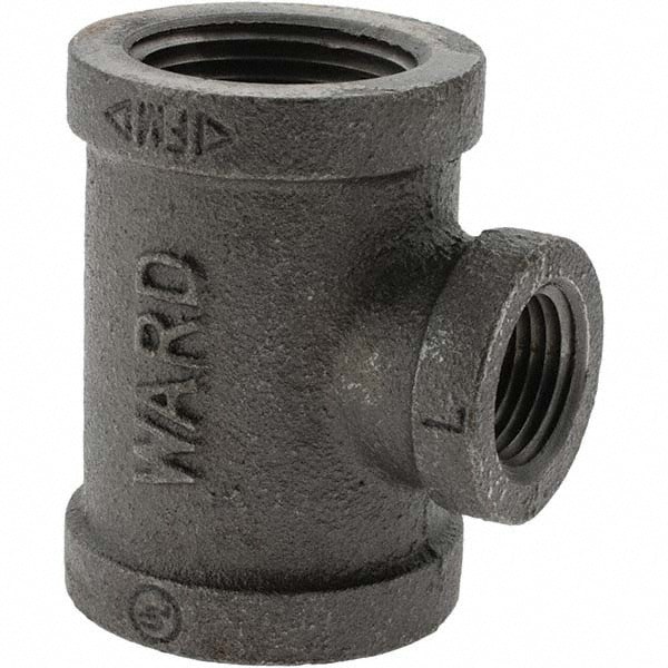 Black Reducer: 1 x 1 x 1/2