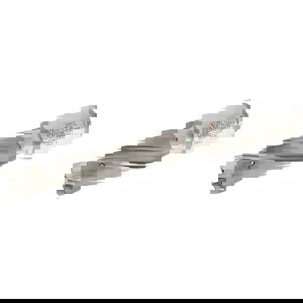 Replaceable-Tip Drill: 16.67 to 17.17 mm Dia, 90 mm Max Depth, 19.05 mm Straight-Cylindrical Shank