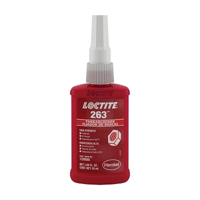 Threadlocker: Red, Liquid, 50 mL, Bottle