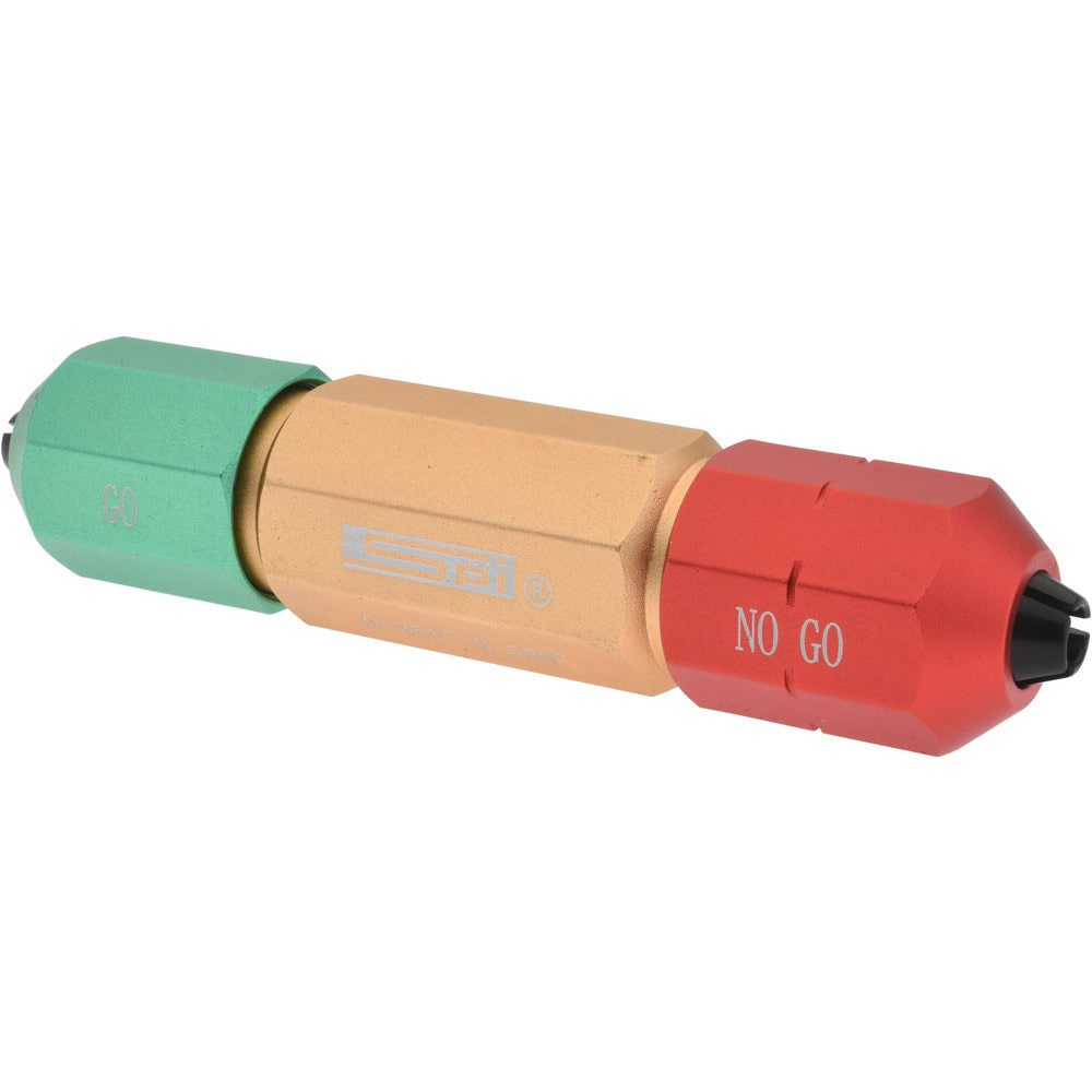 0.251 to 0.5 Inch Ring Diameter Range, M0 Handle Size, Aluminum, Pin Gage Handle