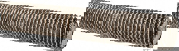 Threaded Rod: 7/8-9, 3' Long, Stainless Steel, Grade 304 (18-8)