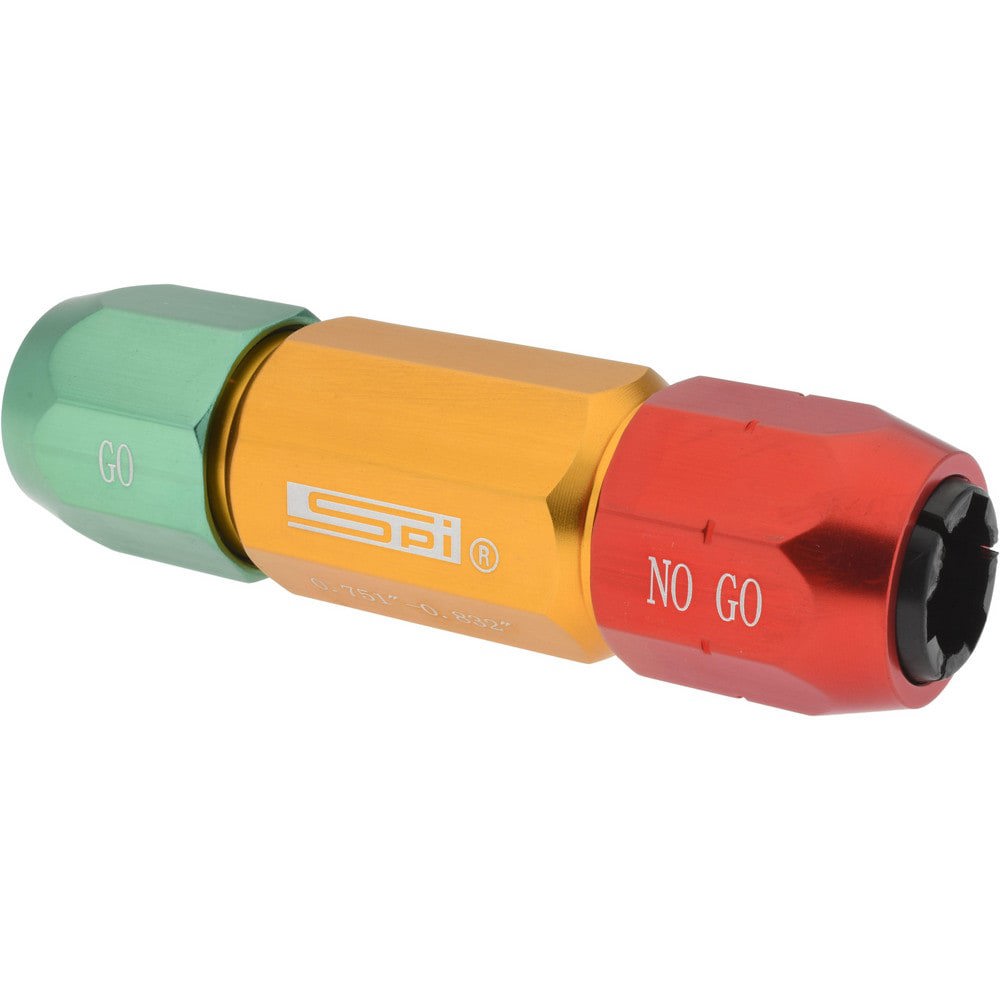 0.751 to 0.832 Inch Ring Diameter Range, M5 Handle Size, Aluminum, Pin Gage Handle