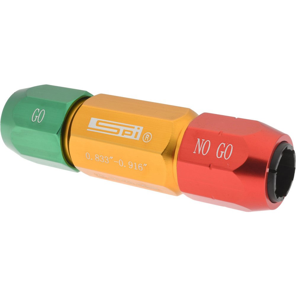 0.833 to 0.916 Inch Ring Diameter Range, M0 Handle Size, Aluminum, Pin Gage Handle