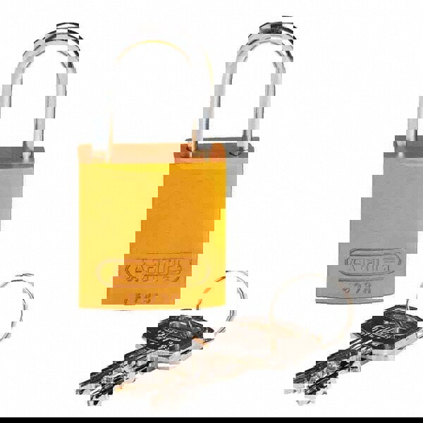 Lockout Padlock: Keyed Different, Key Retaining, Aluminum, 1