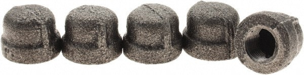 Black End Cap: 1/8