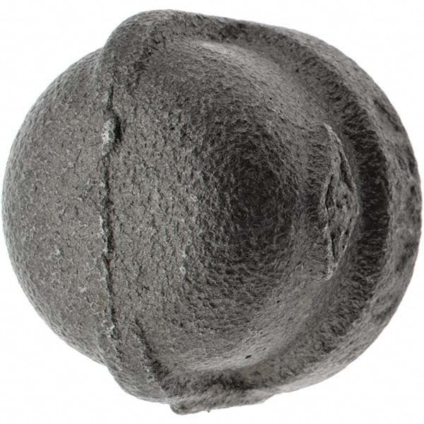 Black End Cap: 1/2