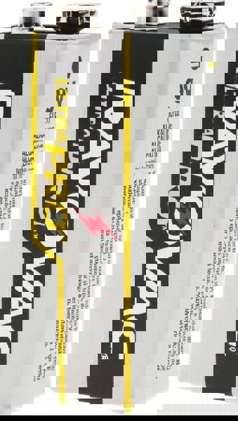 Size 9V, Alkaline, 1 Pack, Standard Battery