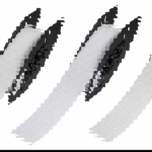 Label Maker Label: White, Polyvinylfluoride, 3/4