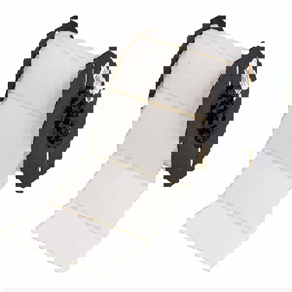 Label Maker Label: White, Paper, 750 per Roll