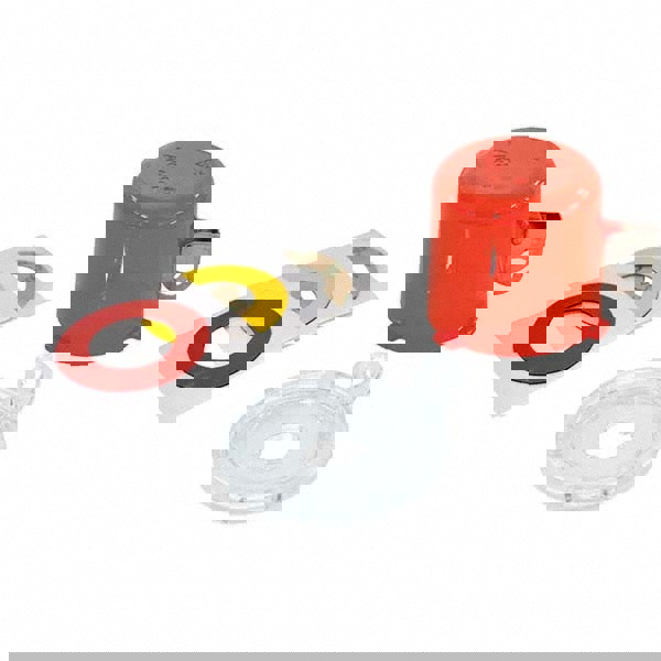 Pneumatic Lockout: 1 Padlocks Max, 0.32