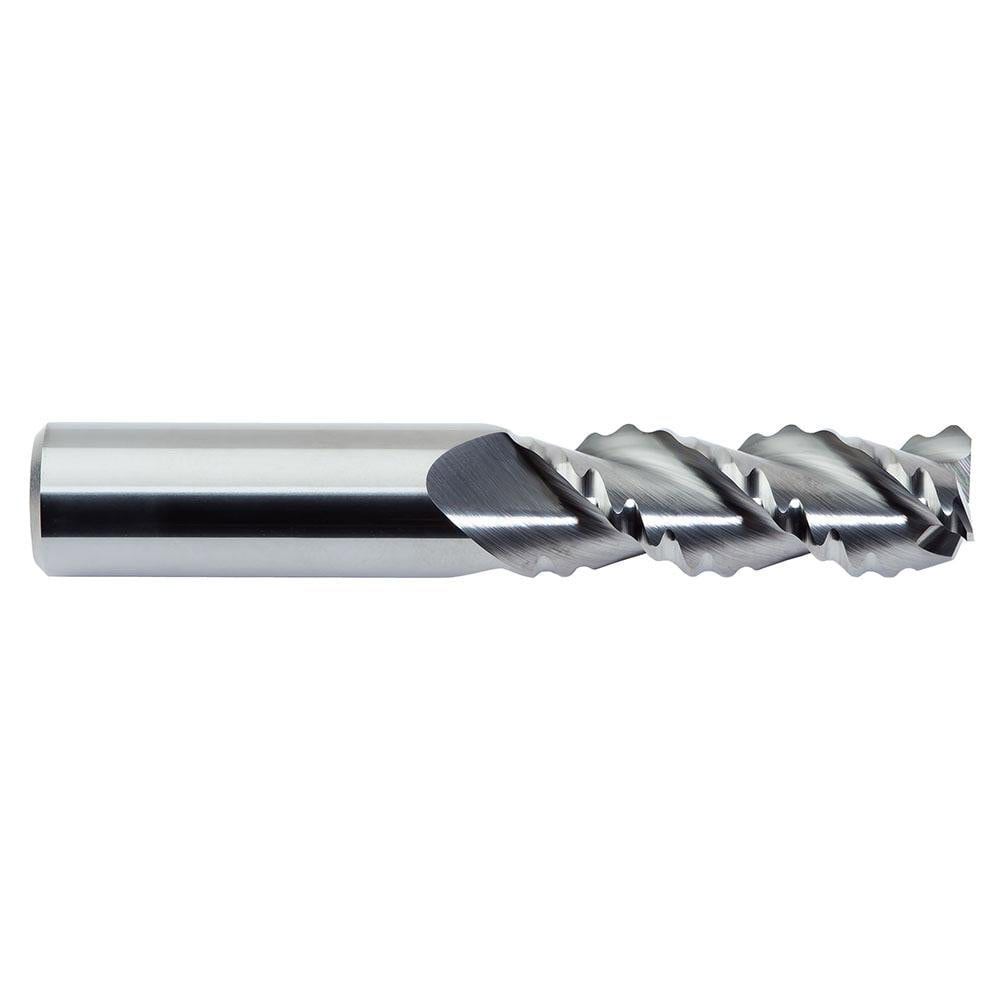 Square End Mill: 0.315'' Dia, 0.7874'' LOC, 2.52'' OAL, 3 Flutes, Solid Carbide