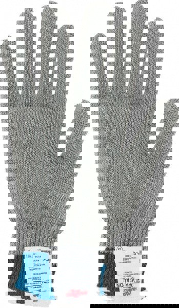 Cut, Puncture & Abrasion-Resistant Glove: Silver Talon 134528, Size Large, ANSI Cut A7, ANSI Puncture 1, Uncoated, Dyneema