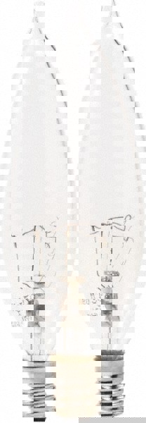 Incandescent Lamp: 40W, Candelabra Screw Base, B10.5 Lamp