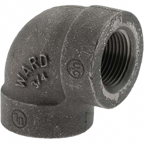 Black 90 &deg; Elbow: 3/4