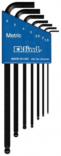 7 Piece L-Key Ball End Hex Key Set