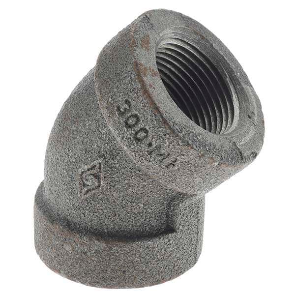 Black 45 &deg; Elbow: 1