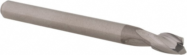 Corner Radius End Mill: 3/16
