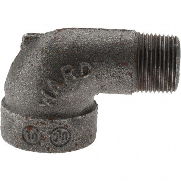 Black 90 &deg; Street Elbow: 3/4