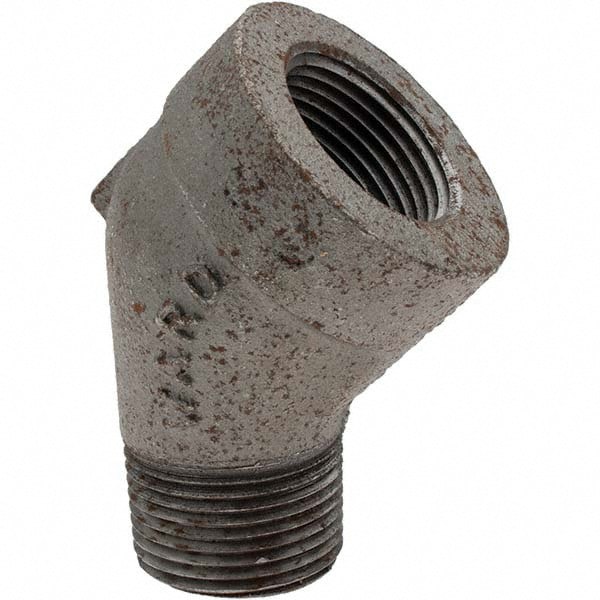 Black 45 &deg; Street Elbow: 1