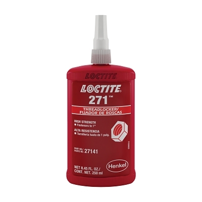 Threadlocker: Red, Liquid, 10 mL, Bottle