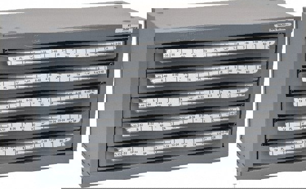 5 Drawer, #2-56 to #12-28 Tap Storage