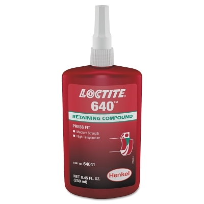 Retaining Compound: 250 mL Bottle, Green, Liquid