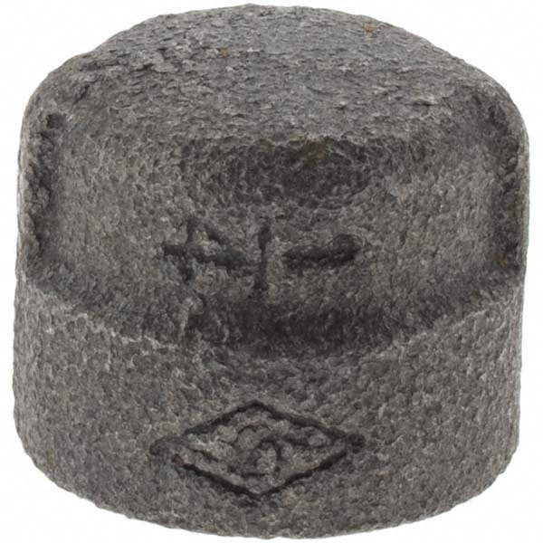 Black End Cap: 1/4