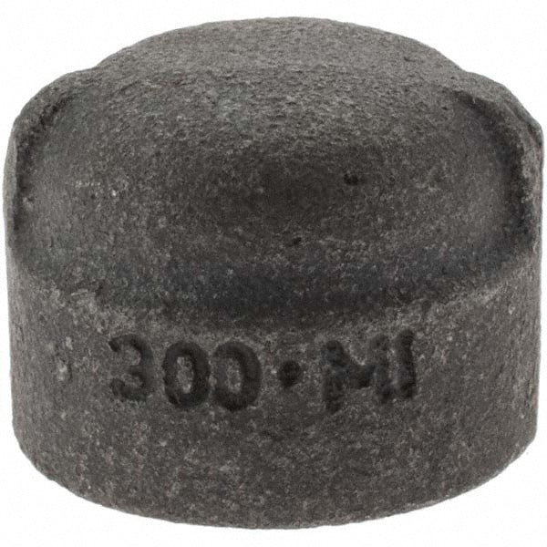 Black End Cap: 3/8