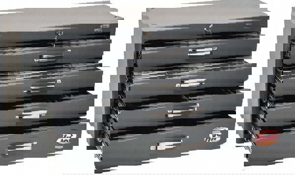 4 Drawer, 1/4-18 to 1-1/2 - 11-1/2 Tap Storage