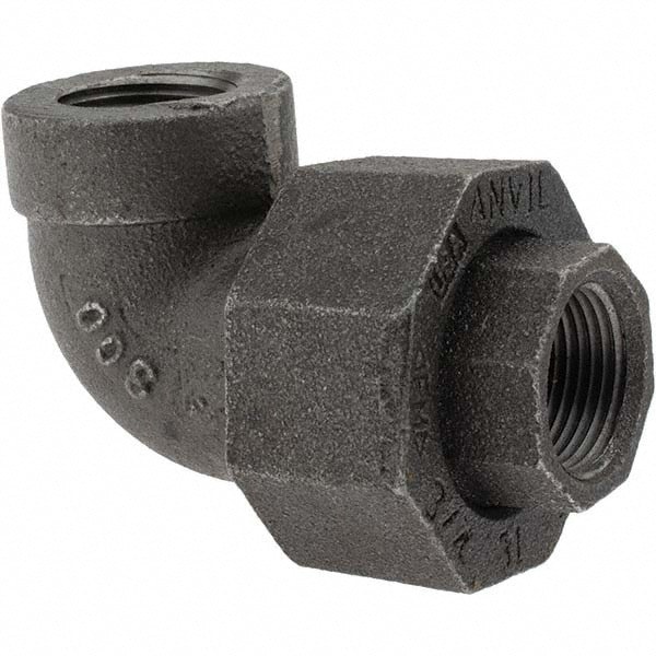 Black 90 &deg; Elbow: 3/4