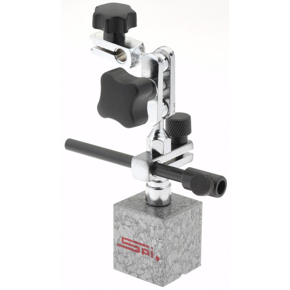 Indicator Positioner & Holder: 50 lb Pull, Fine Adjustment, Includes Base
