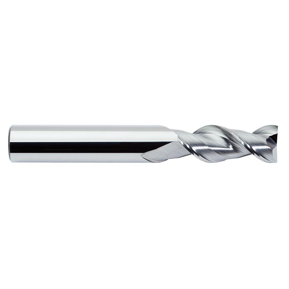 Square End Mill: 1'' Dia, 1-1/4'' LOC, 1'' Shank Dia, 4'' OAL, 2 Flutes, Solid Carbide