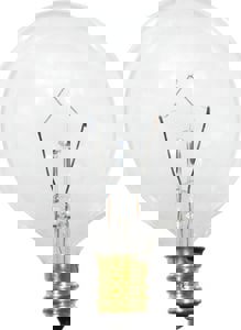 G16-1/2 BULB 25W CAND BASE CLR 24PK