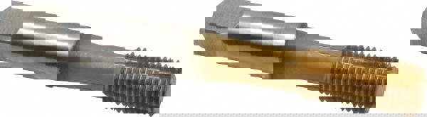 Thread Forming Tap: 3/8-24 UNF, Bottoming, Powdered Metal High Speed Steel, TiN Coated