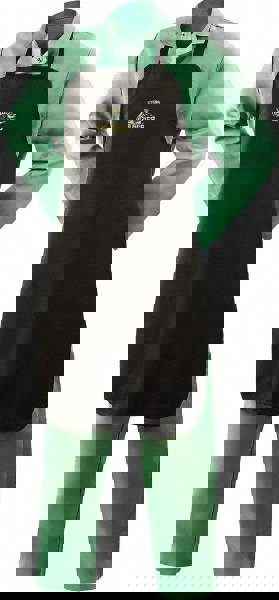 Disposable Bib Apron: Flame-Resistant Protection, Black