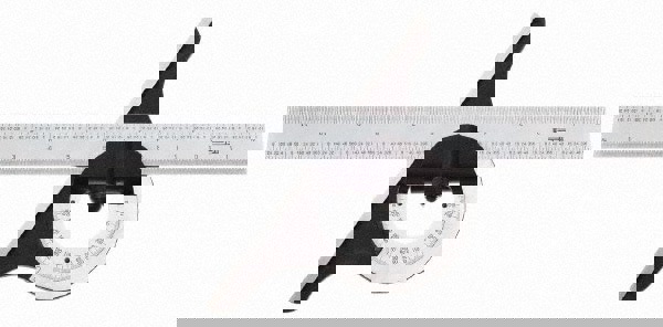 12 Inch Long Blade, 180&deg; Max Measurement, Bevel Protractor