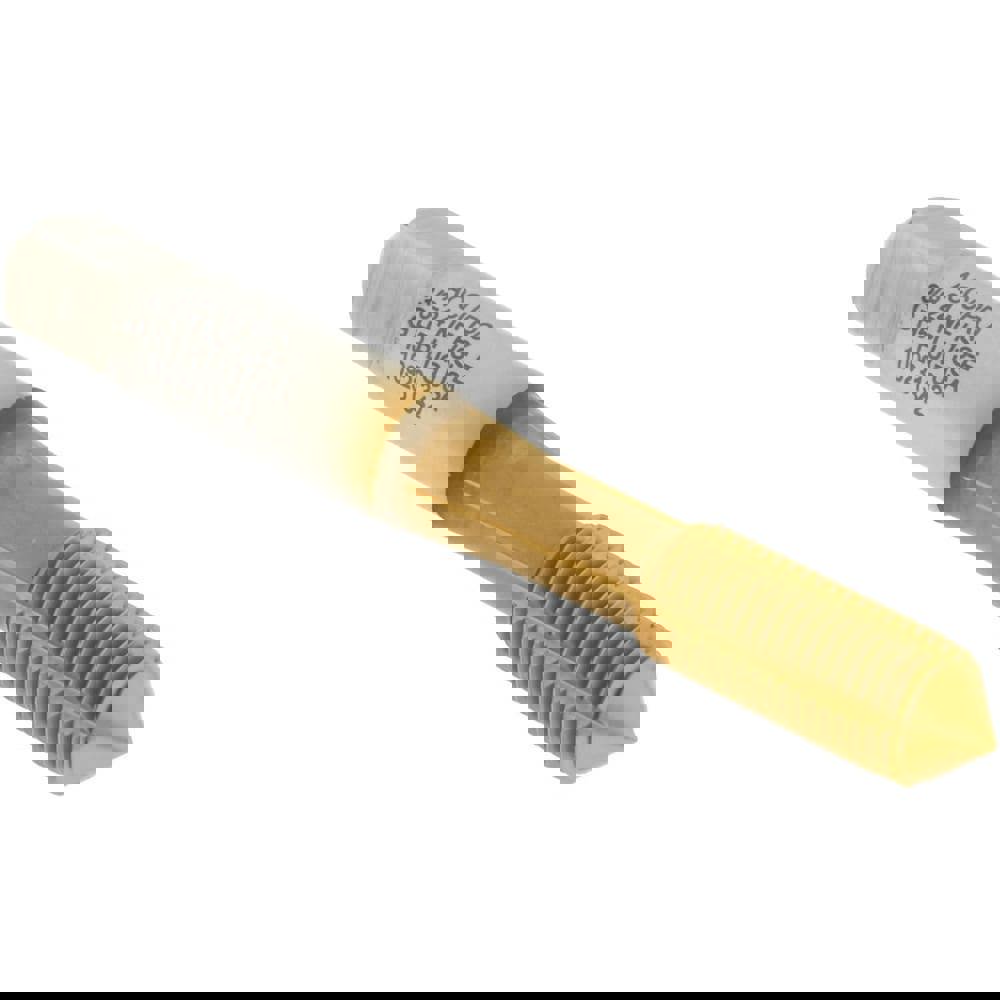 Thread Forming Tap: 3/8-24 UNF, Plug, Powdered Metal High Speed Steel, TiN Coated