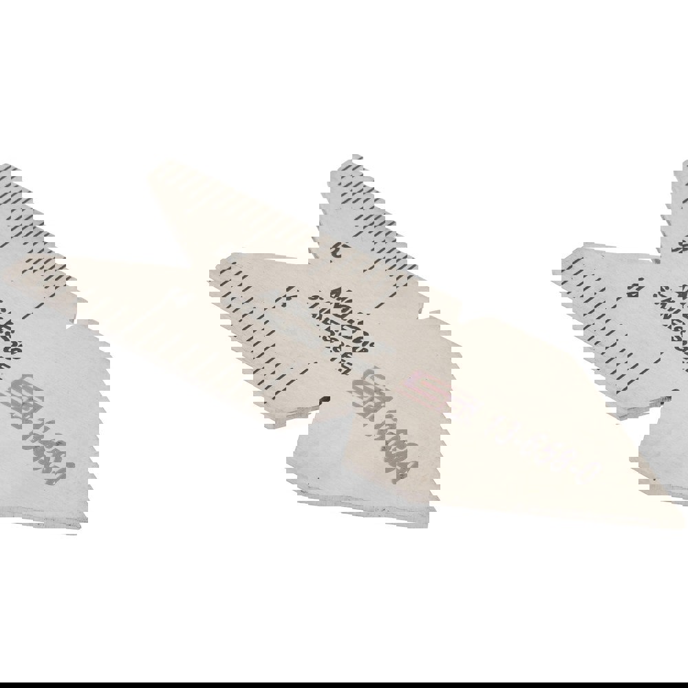 60&deg; Angle, Stainless Steel Center Gage