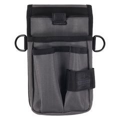 Tool Pouches & Holsters; Tool Type: Device Holster; Belt Loop ; Closure Type: No Closure ; Material: Polyester ; Color: Gray ; Depth (Inch): 8-1/2 ; Width (Inch): 5in