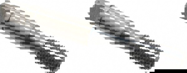 Thread Forming Tap: 3/8-24 UNF, 2B Class of Fit, Bottoming, Powdered Metal High Speed Steel, TiCN Coated