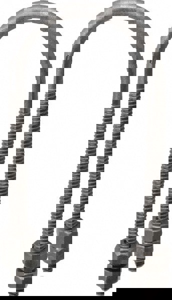 Round U-Bolt: Without Mount Plate, 1/4-20 UNC, 2-3/8