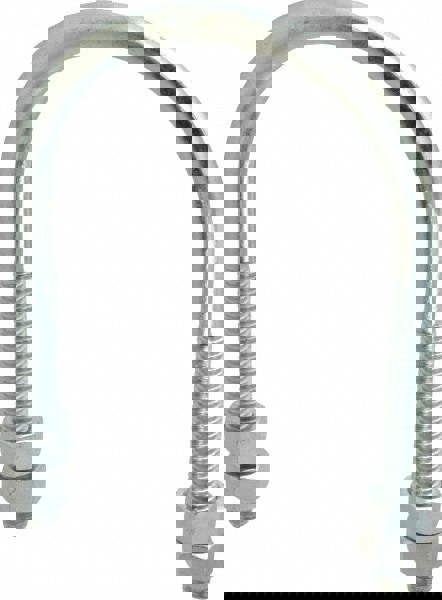 Round U-Bolt: Without Mount Plate, 1/2-13 UNC, 3