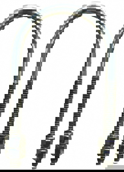 Round U-Bolt: Without Mount Plate, 3/8-16 UNC, 2-3/8