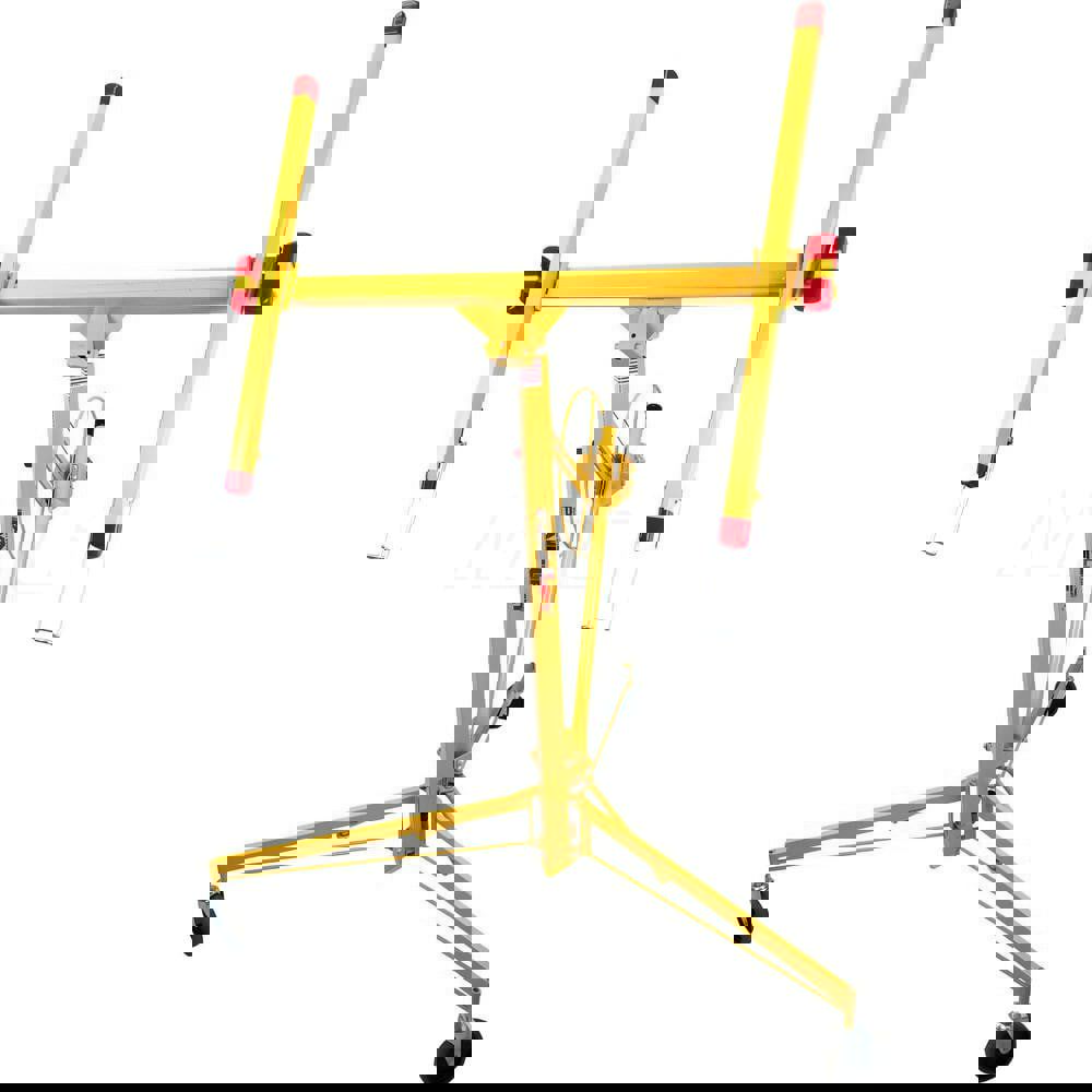 Panel Lifts; LiftType: Drywall ; Drive Type: Hand Crank ; Maximum Height: 132 (Inch); Panel Size: 4x16 ; Load Capacity: 150 ; Material: Steel