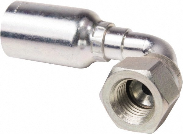 Hydraulic Hose Short Drop Female JIC Swivel 90 &deg; Elbow: 5 mm, 1/2-20, 6,000 psi
